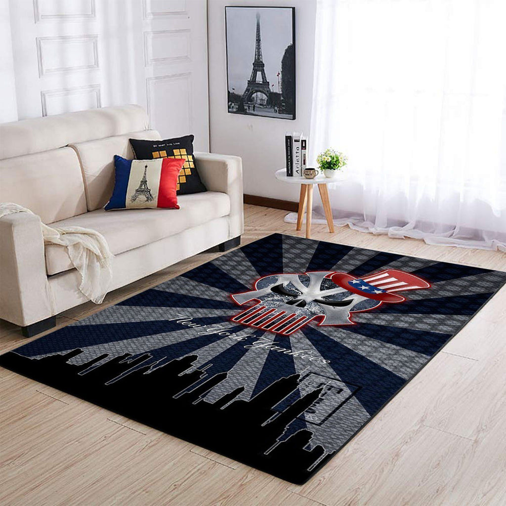 New York Yankees Area Mlb Baseball Team Logo034 Teppich, Teppiche - Outdoor Teppich, Teppich Wohnzimmer, Küchenteppich, Kinderzimmer, Modern