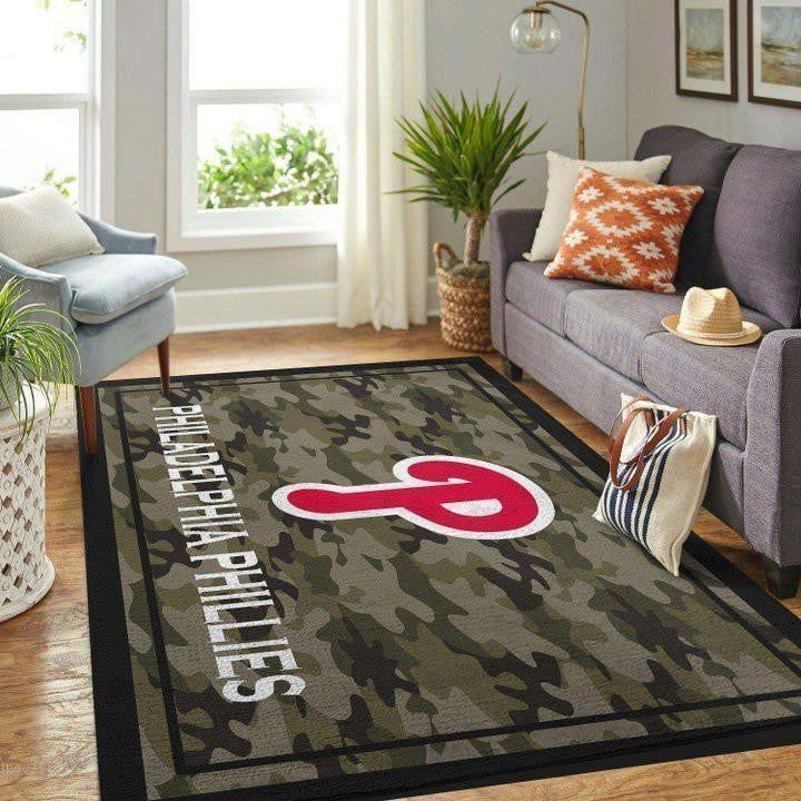 Philadelphia Phillies Bereich Mlb Baseball Team Logo004 Teppich, Teppiche - Outdoor Teppich, Teppich Wohnzimmer, Küchenteppich, Kinderzimmer, Modern