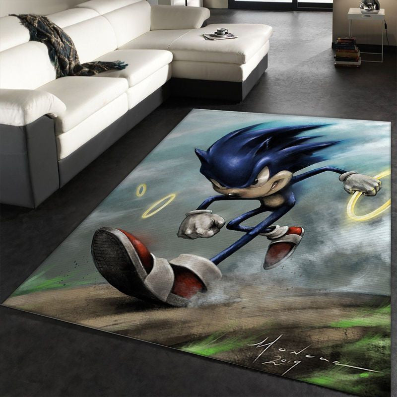 Sonic The Hedgehog Ix Teppich, Teppiche - Outdoor Teppich, Teppich Wohnzimmer, Küchenteppich, Kinderzimmer, Modern