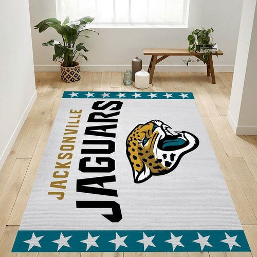 Jacksonville Jaguars Nfl Logobereich für Geschenk U Teppich, Teppiche - Outdoor Teppich, Teppich Wohnzimmer, Küchenteppich, Kinderzimmer, Modern