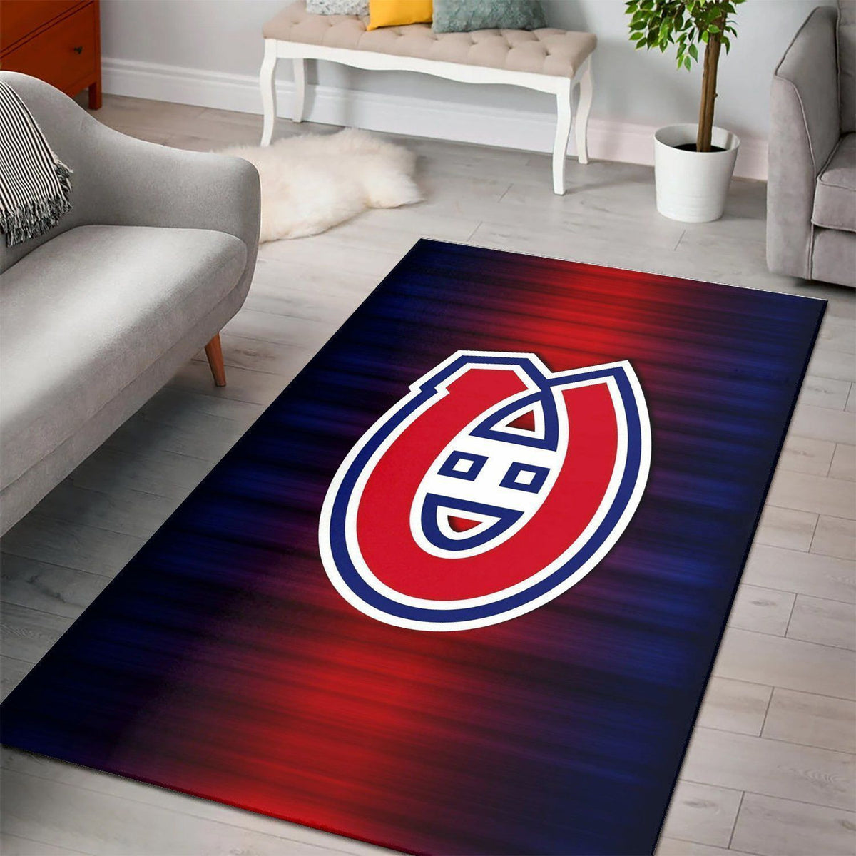 Montreal Canadiens Bereich Nhl Hockey2002202 Teppich, Teppiche - Outdoor Teppich, Teppich Wohnzimmer, Küchenteppich, Kinderzimmer, Modern