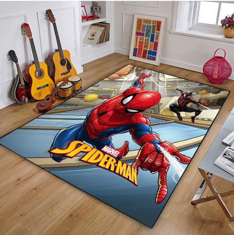Spider-Man-Marvel 6 Teppich, Teppiche - Outdoor Teppich, Teppich Wohnzimmer, Küchenteppich, Kinderzimmer, Modern