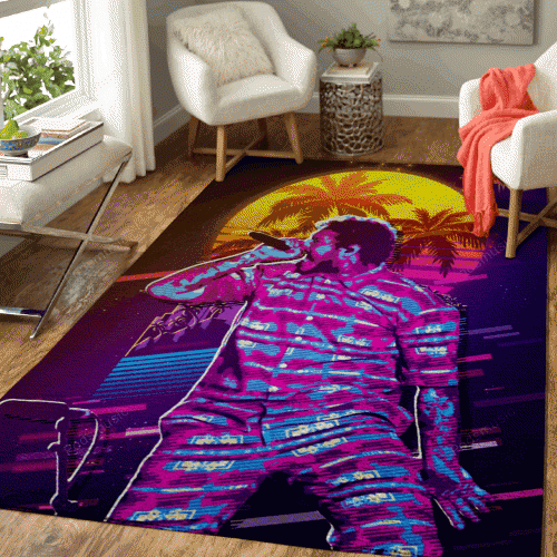 Post Malonework Music Synthwave 80S für Fans Teppich, Teppiche - Outdoor Teppich, Teppich Wohnzimmer, Küchenteppich, Kinderzimmer, Modern
