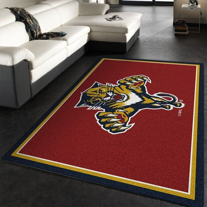 Nhl Spirit Florida Panthers 1 Teppich, Teppiche - Outdoor Teppich, Teppich Wohnzimmer, Küchenteppich, Kinderzimmer, Modern