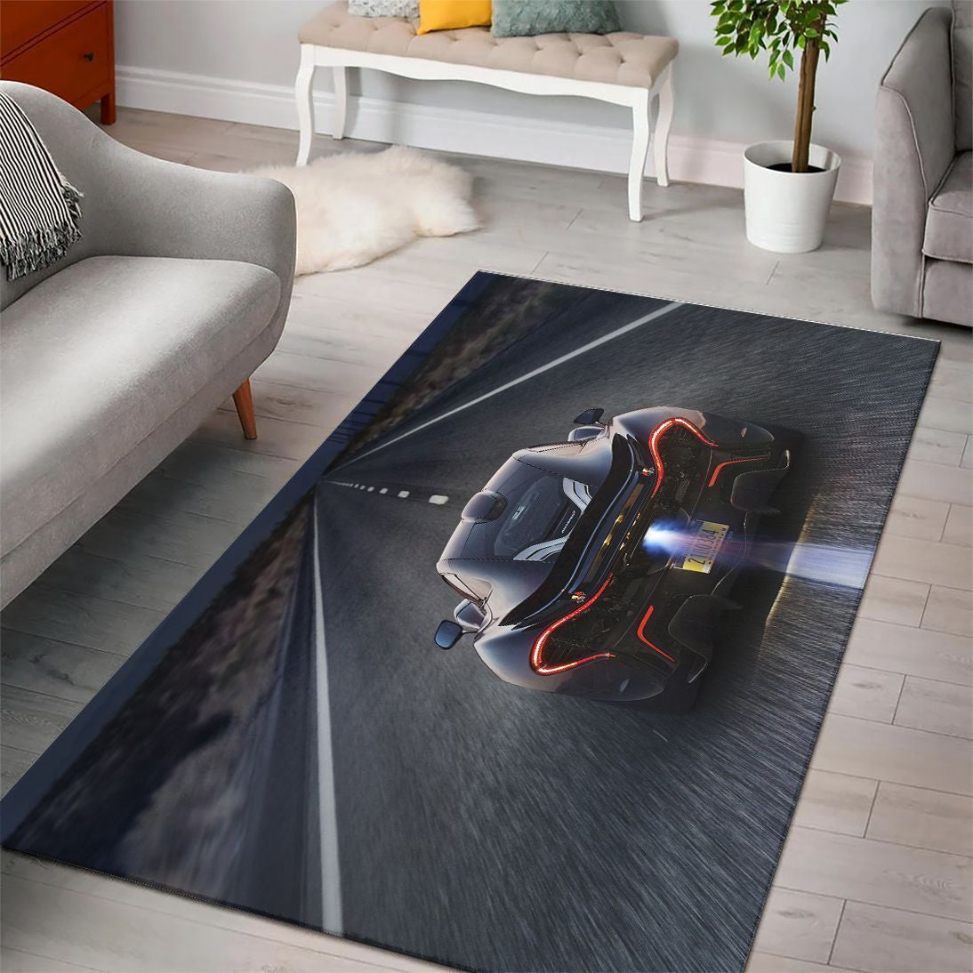 Mclaren Super Cars Fn210207 Bereich Teppich, Teppiche - Outdoor Teppich, Teppich Wohnzimmer, Küchenteppich, Kinderzimmer, Modern