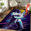 Saul Hudson In Concertwork Music Synthwave 80S für Fans Teppich, Teppiche - Outdoor Teppich, Teppich Wohnzimmer, Küchenteppich, Kinderzimmer, Modern