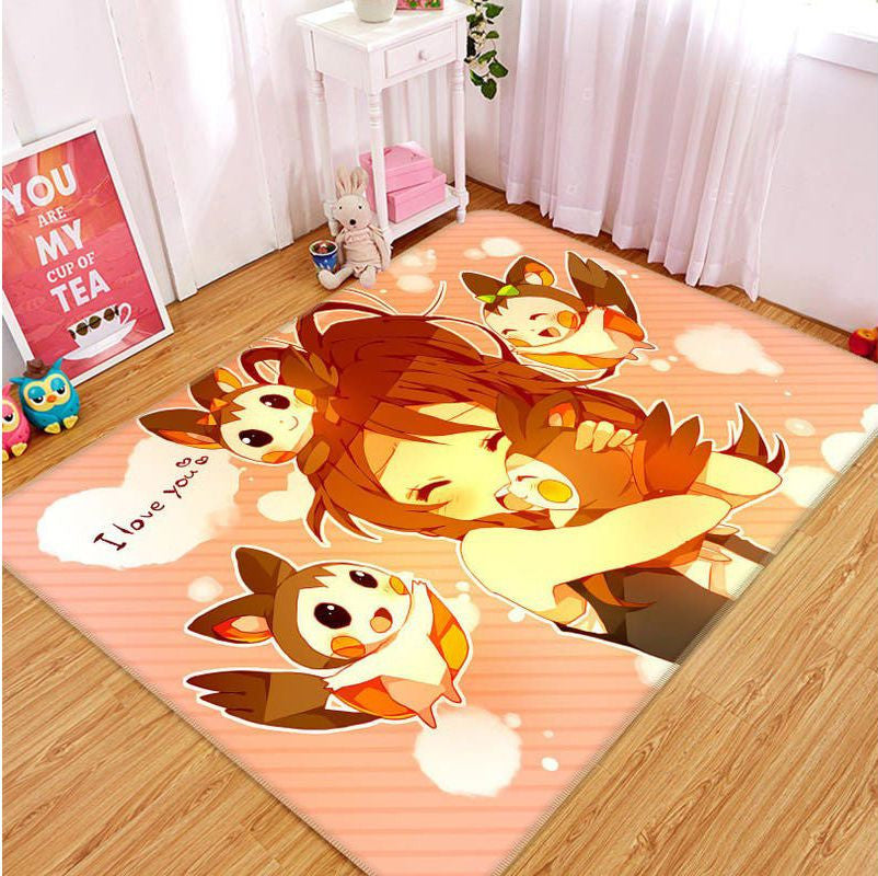 Pokémon Anime 8 Teppich, Teppiche - Outdoor Teppich, Teppich Wohnzimmer, Küchenteppich, Kinderzimmer, Modern