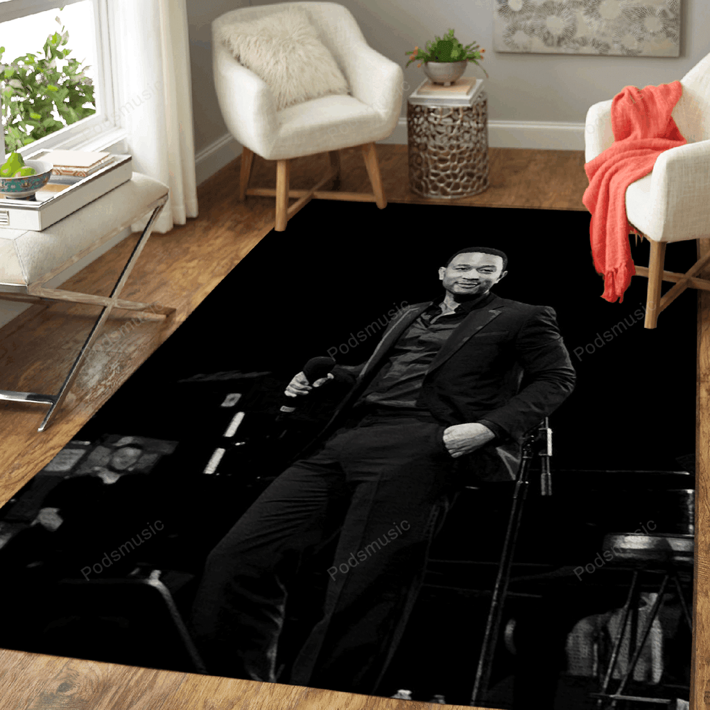 John Legend 1 Musik für Fans Teppich, Teppiche - Outdoor Teppich, Teppich Wohnzimmer, Küchenteppich, Kinderzimmer, Modern