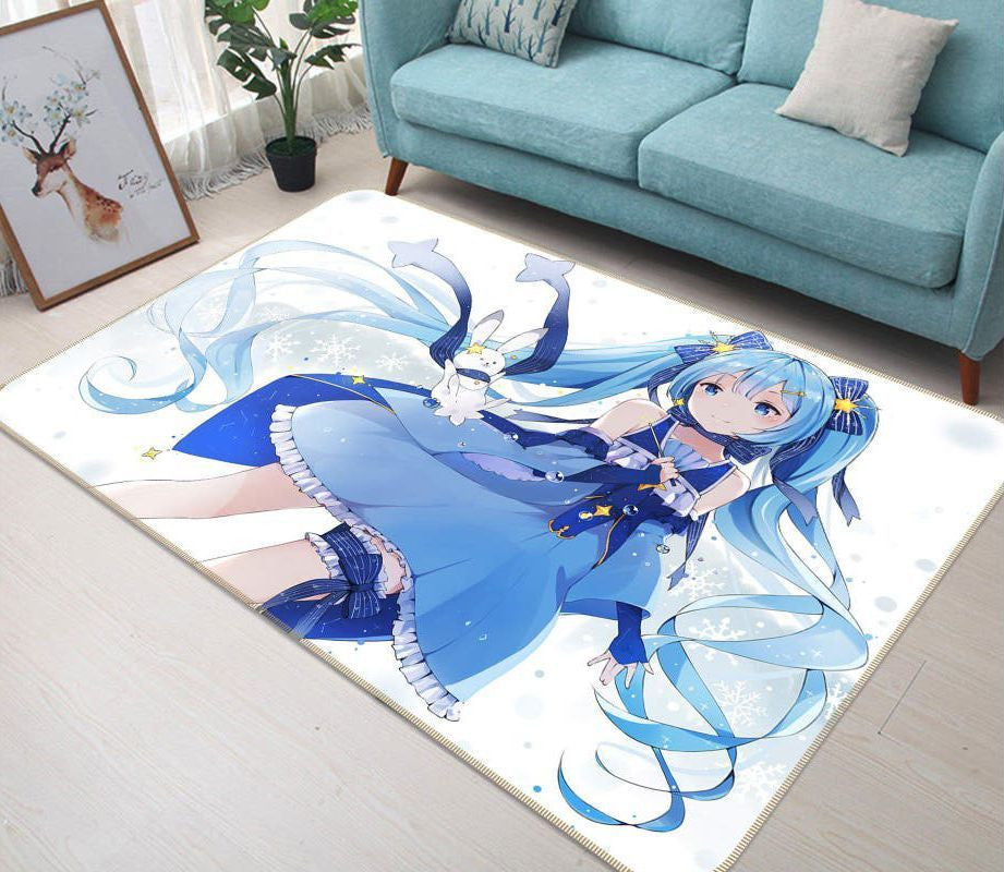 Hatsune Miku-Anime 74 Teppich, Teppiche - Outdoor Teppich, Teppich Wohnzimmer, Küchenteppich, Kinderzimmer, Modern
