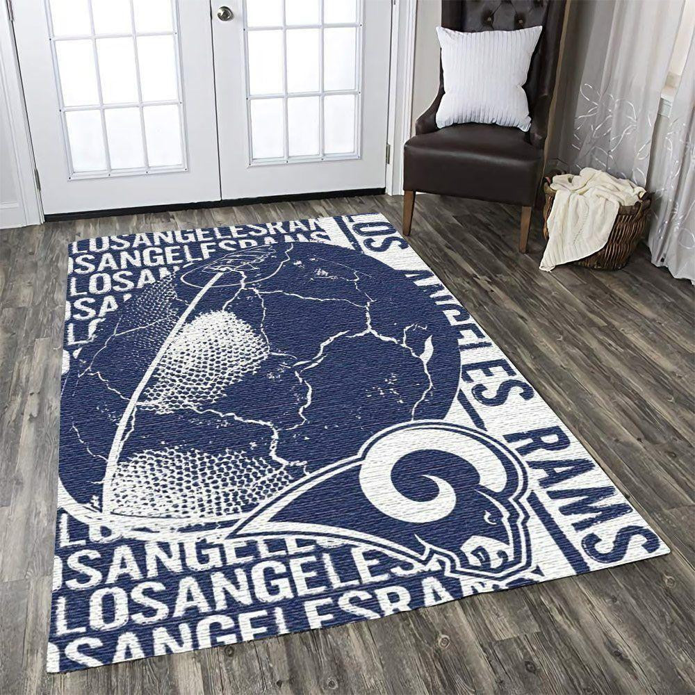 Los Angeles Rams Area Nfl Team-Logo-Boden Teppich, Teppiche - Outdoor Teppich, Teppich Wohnzimmer, Küchenteppich, Kinderzimmer, Modern