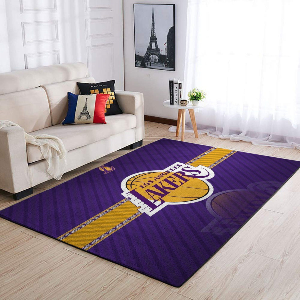 Los Angeles Lakers Bereich NBA-Basketballteam Logo032 Teppich, Teppiche - Outdoor Teppich, Teppich Wohnzimmer, Küchenteppich, Kinderzimmer, Modern