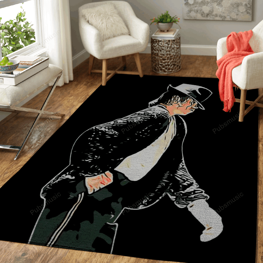 Michael Jackson Musikmalerei für Fans Teppich, Teppiche - Outdoor Teppich, Teppich Wohnzimmer, Küchenteppich, Kinderzimmer, Modern