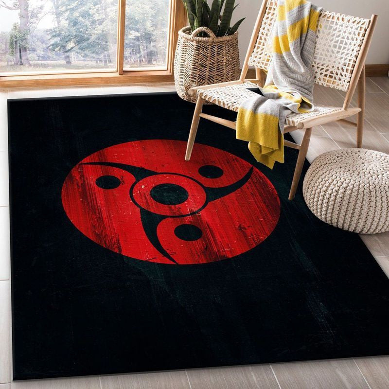 Naruto Uchiha Mangekyo Sharingan 2 Teppich, Teppiche - Outdoor Teppich, Teppich Wohnzimmer, Küchenteppich, Kinderzimmer, Modern