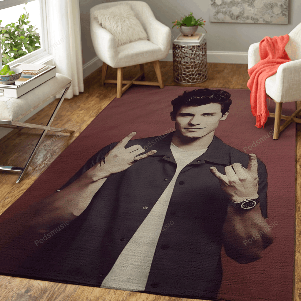 Shawn Mendes 244 Musik für Fans Teppich, Teppiche - Outdoor Teppich, Teppich Wohnzimmer, Küchenteppich, Kinderzimmer, Modern