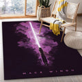 Mace Windu Star Wars-Film Teppich, Teppiche - Outdoor Teppich, Teppich Wohnzimmer, Küchenteppich, Kinderzimmer, Modern