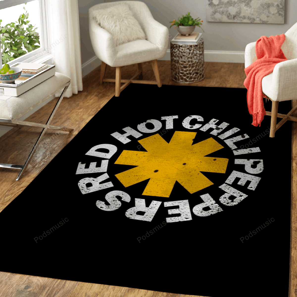 Red Hot Chili Peppers Musicwork für Fans Teppich, Teppiche - Outdoor Teppich, Teppich Wohnzimmer, Küchenteppich, Kinderzimmer, Modern
