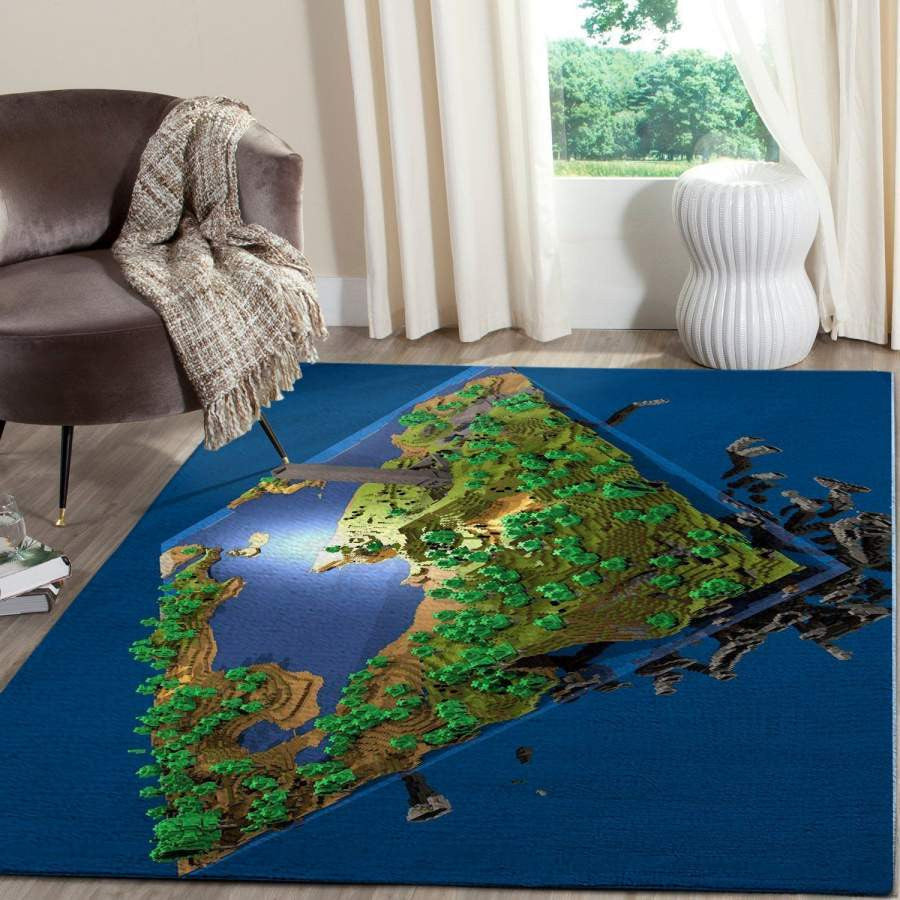 Minecraft Videospiel Gfd 1912065 Teppich, Teppiche - Outdoor Teppich, Teppich Wohnzimmer, Küchenteppich, Kinderzimmer, Modern