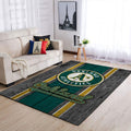 Oakland Athletics Mlb Area Baseball Team Logo im Holzstil Teppich, Teppiche - Outdoor Teppich, Teppich Wohnzimmer, Küchenteppich, Kinderzimmer, Modern