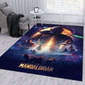 Mandalorianisches Baby Yoda Star Wars 117 Teppich, Teppiche - Outdoor Teppich, Teppich Wohnzimmer, Küchenteppich, Kinderzimmer, Modern