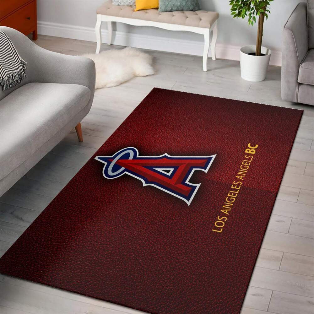 Los Angeles Angels Area Mlb-Baseballteam Logo009 Teppich, Teppiche - Outdoor Teppich, Teppich Wohnzimmer, Küchenteppich, Kinderzimmer, Modern