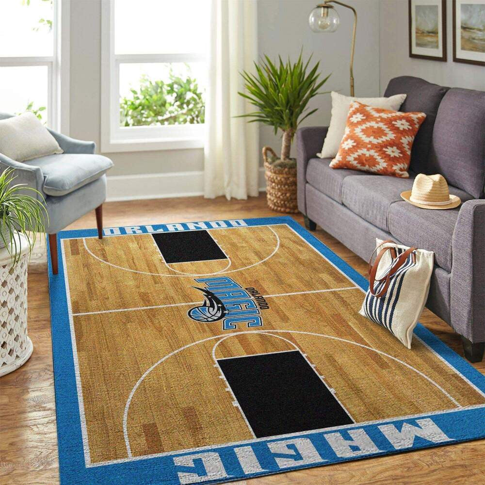 Orlando Magic Nba Area Weihnachtsgeschenk Teppich, Teppiche - Outdoor Teppich, Teppich Wohnzimmer, Küchenteppich, Kinderzimmer, Modern