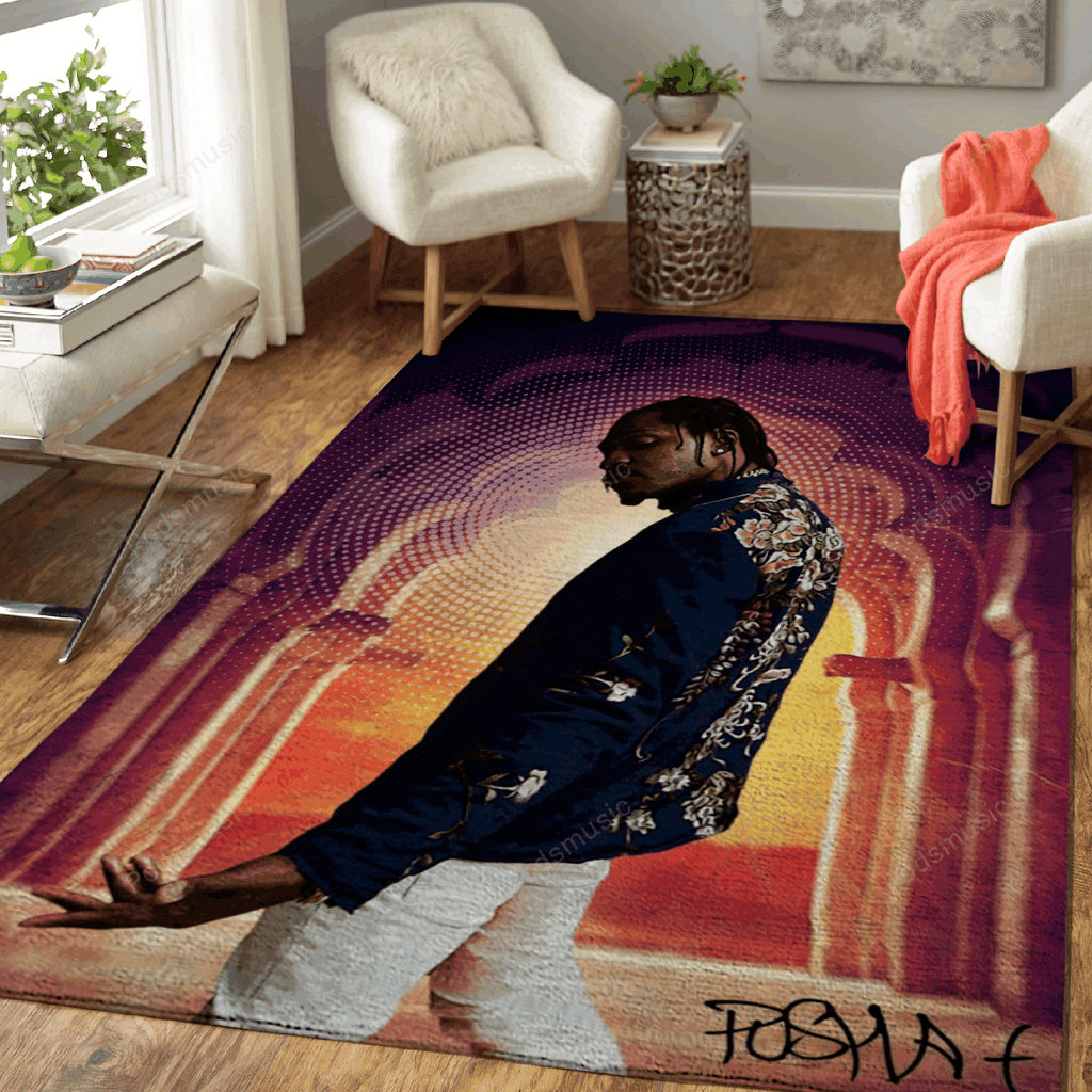 Pusha T Rap-Musik für Fans Teppich, Teppiche - Outdoor Teppich, Teppich Wohnzimmer, Küchenteppich, Kinderzimmer, Modern