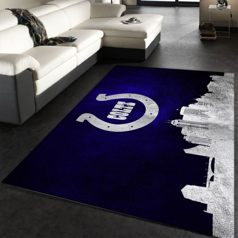 Indianapolis Colts NFL 3 Teppich, Teppiche - Outdoor Teppich, Teppich Wohnzimmer, Küchenteppich, Kinderzimmer, Modern