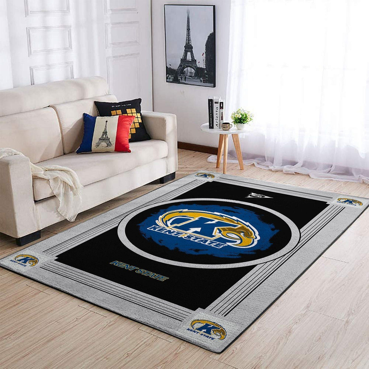 Kent State Golden Flashers Ncaa Teppich, Teppiche - Outdoor Teppich, Teppich Wohnzimmer, Küchenteppich, Kinderzimmer, Modern