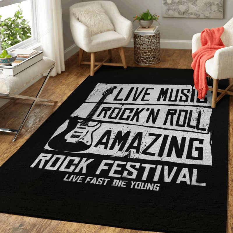 Rockfestivalmusik Teppich, Teppiche - Outdoor Teppich, Teppich Wohnzimmer, Küchenteppich, Kinderzimmer, Modern