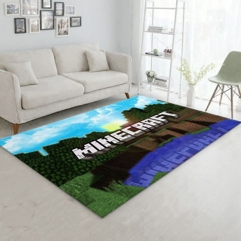Minecraft11 Teppich, Teppiche - Outdoor Teppich, Teppich Wohnzimmer, Küchenteppich, Kinderzimmer, Modern