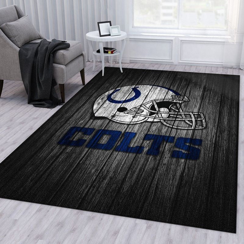 Indianapolis Colts NFL 19 Teppich, Teppiche - Outdoor Teppich, Teppich Wohnzimmer, Küchenteppich, Kinderzimmer, Modern