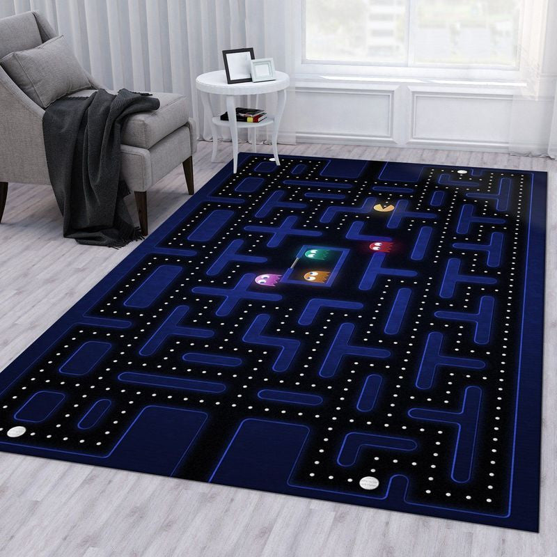 Pacman Gaming 11 Teppich, Teppiche - Outdoor Teppich, Teppich Wohnzimmer, Küchenteppich, Kinderzimmer, Modern