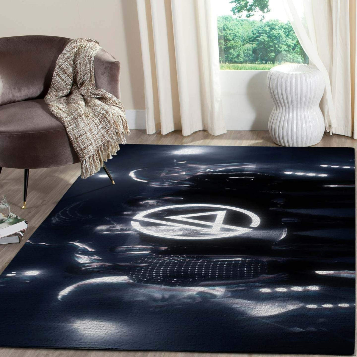 Linkin Park Rock Band Area Weihnachtsgeschenk002 Teppich, Teppiche - Outdoor Teppich, Teppich Wohnzimmer, Küchenteppich, Kinderzimmer, Modern
