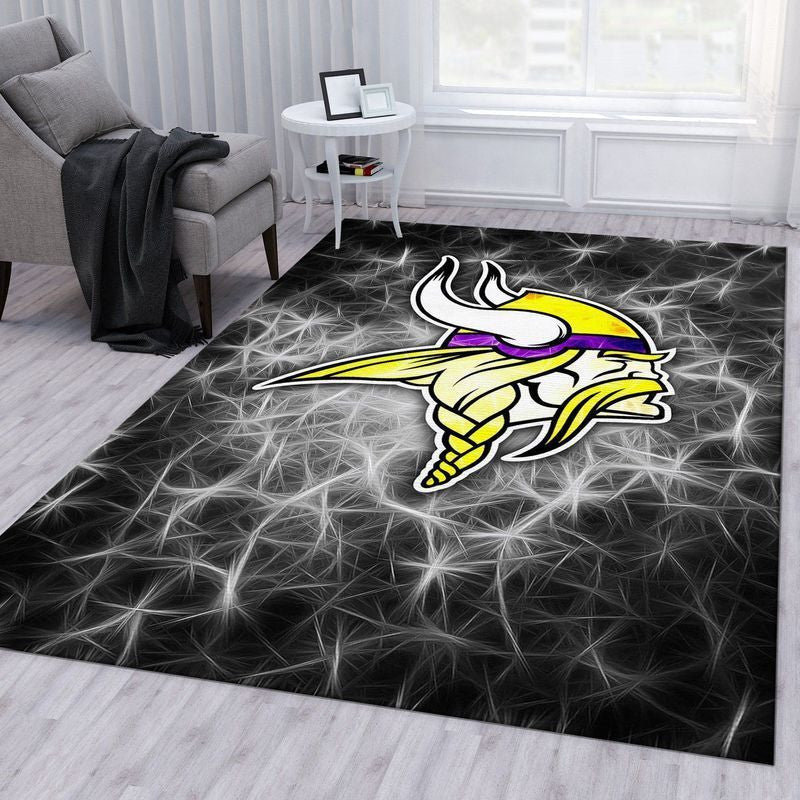 Minnesota Vikings Football Nfl 10 Teppich, Teppiche - Outdoor Teppich, Teppich Wohnzimmer, Küchenteppich, Kinderzimmer, Modern