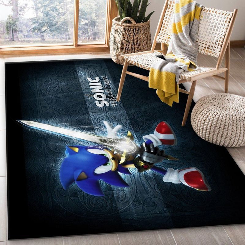 Sonic Knight Ver1 Teppich, Teppiche - Outdoor Teppich, Teppich Wohnzimmer, Küchenteppich, Kinderzimmer, Modern