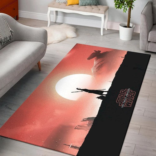Star Wars Force Awakens futuristische Sci-Fi-Action V1 Teppich, Teppiche - Outdoor Teppich, Teppich Wohnzimmer, Küchenteppich, Kinderzimmer, Modern