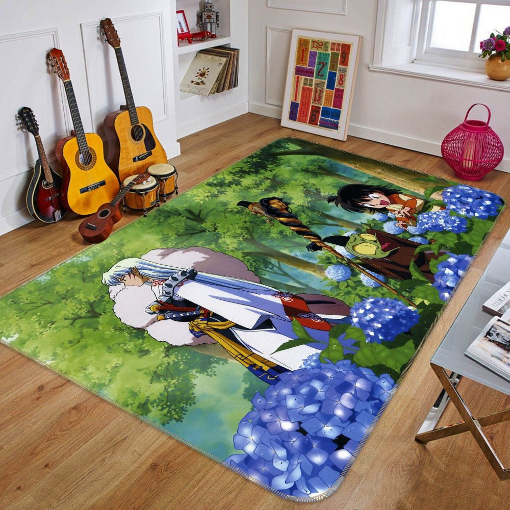 Inuyasha-Anime 24 Teppich, Teppiche - Outdoor Teppich, Teppich Wohnzimmer, Küchenteppich, Kinderzimmer, Modern