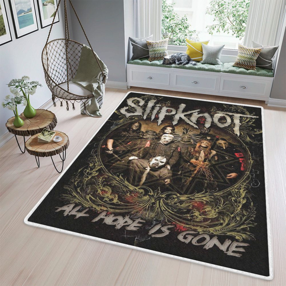 Slipknot-Heavy-Metal-Band All Hope Is Gone Fan-Geschenk Slipknot-Heavy-Metal-Band Teppich, Teppiche - Outdoor Teppich, Teppich Wohnzimmer, Küchenteppich, Kinderzimmer, Modern