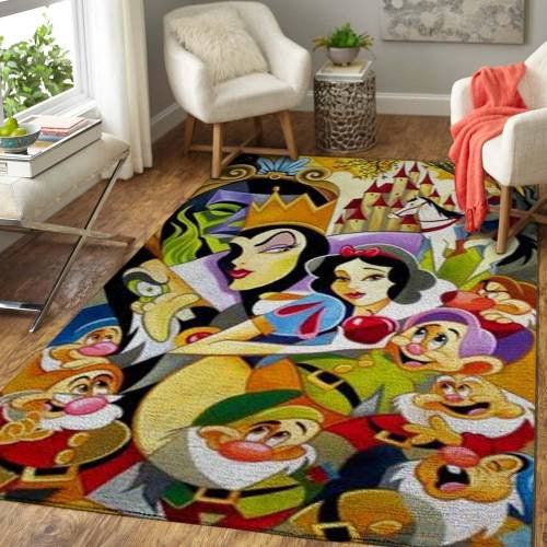 Schneewittchen-Bereich Disney Teppich, Teppiche - Outdoor Teppich, Teppich Wohnzimmer, Küchenteppich, Kinderzimmer, Modern