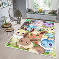 Monster Pokemon Spiele 123 Weihnachtsgeschenk Teppich, Teppiche - Outdoor Teppich, Teppich Wohnzimmer, Küchenteppich, Kinderzimmer, Modern