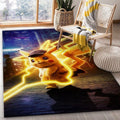 Pikachu Pokemon Anime 3 Teppich, Teppiche - Outdoor Teppich, Teppich Wohnzimmer, Küchenteppich, Kinderzimmer, Modern