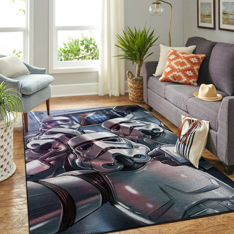 Star Wars Darth Vader Filmbereich Bodendekoration Die US-Dekoration V14 Teppich, Teppiche - Outdoor Teppich, Teppich Wohnzimmer, Küchenteppich, Kinderzimmer, Modern