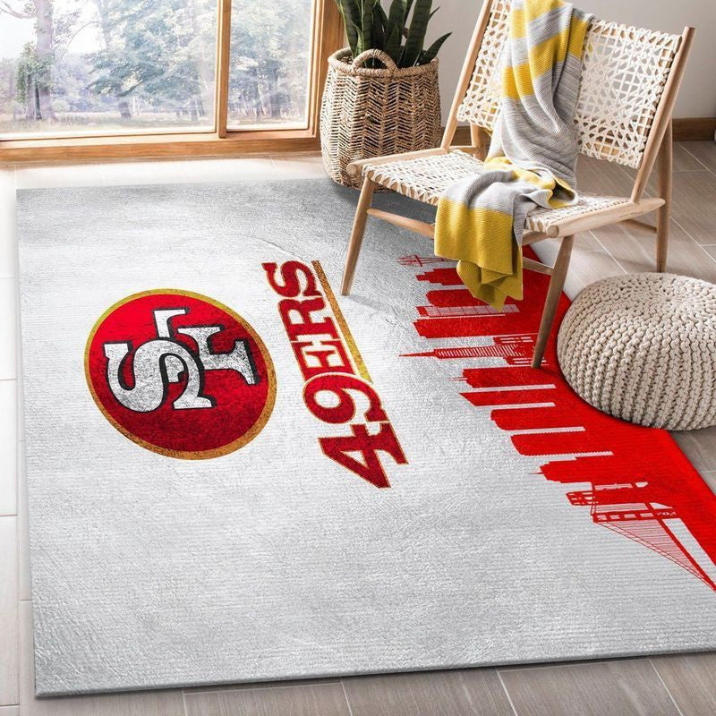 San Francisco 49Ers NFL 36 Teppich, Teppiche - Outdoor Teppich, Teppich Wohnzimmer, Küchenteppich, Kinderzimmer, Modern