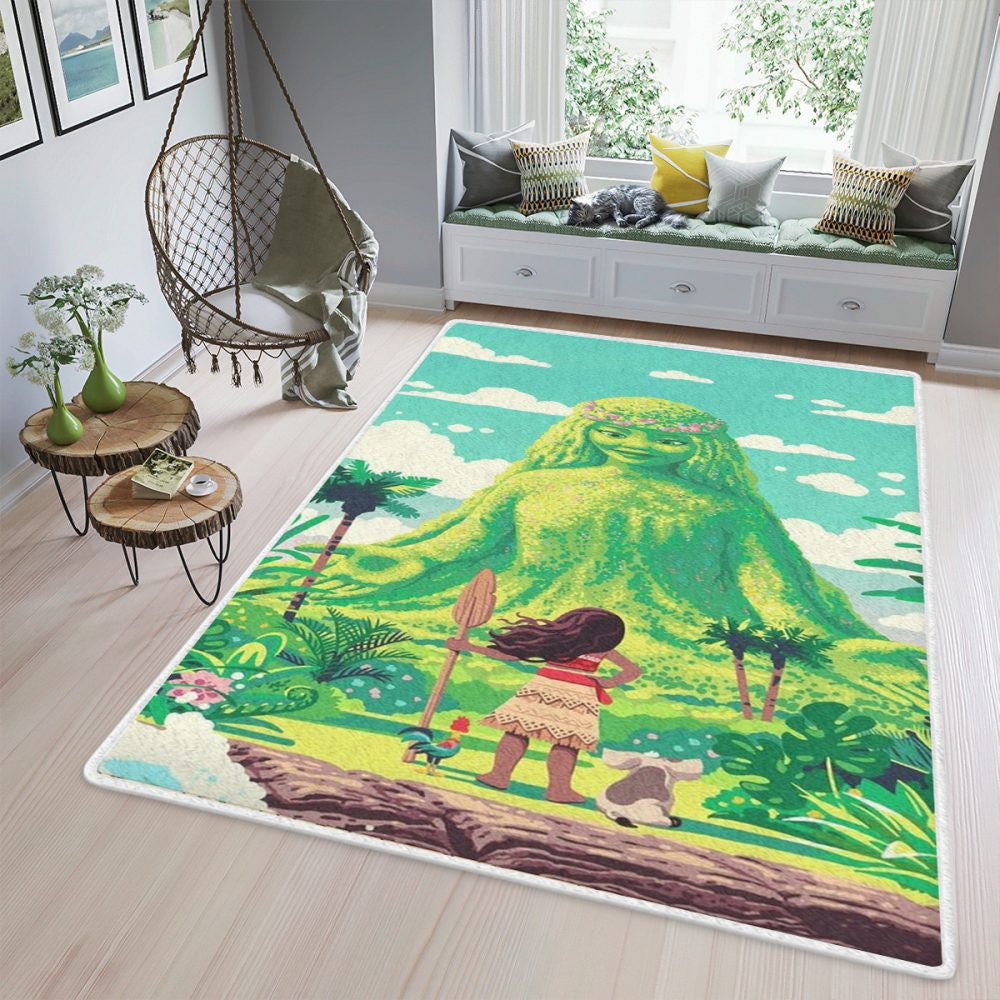 Moana Disney Weihnachtsgeschenk für Liebhaber Teppich, Teppiche - Outdoor Teppich, Teppich Wohnzimmer, Küchenteppich, Kinderzimmer, Modern