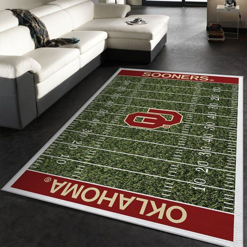 NFL-Fußballfans Oklahoma Sooners Field Teppich, Teppiche - Outdoor Teppich, Teppich Wohnzimmer, Küchenteppich, Kinderzimmer, Modern