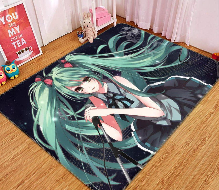 Hatsune Miku-Anime 35 Teppich, Teppiche - Outdoor Teppich, Teppich Wohnzimmer, Küchenteppich, Kinderzimmer, Modern