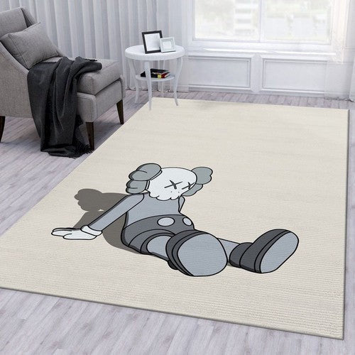 Kaws Holiday Graue Modemarke Fl Teppich, Teppiche - Outdoor Teppich, Teppich Wohnzimmer, Küchenteppich, Kinderzimmer, Modern