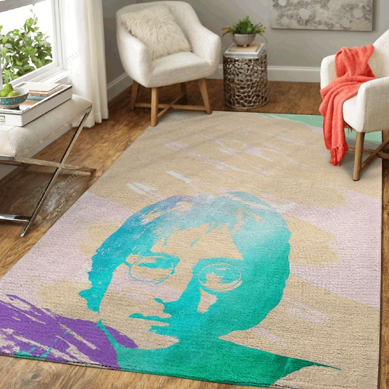 John Lennon Musiker Teppich, Teppiche - Outdoor Teppich, Teppich Wohnzimmer, Küchenteppich, Kinderzimmer, Modern