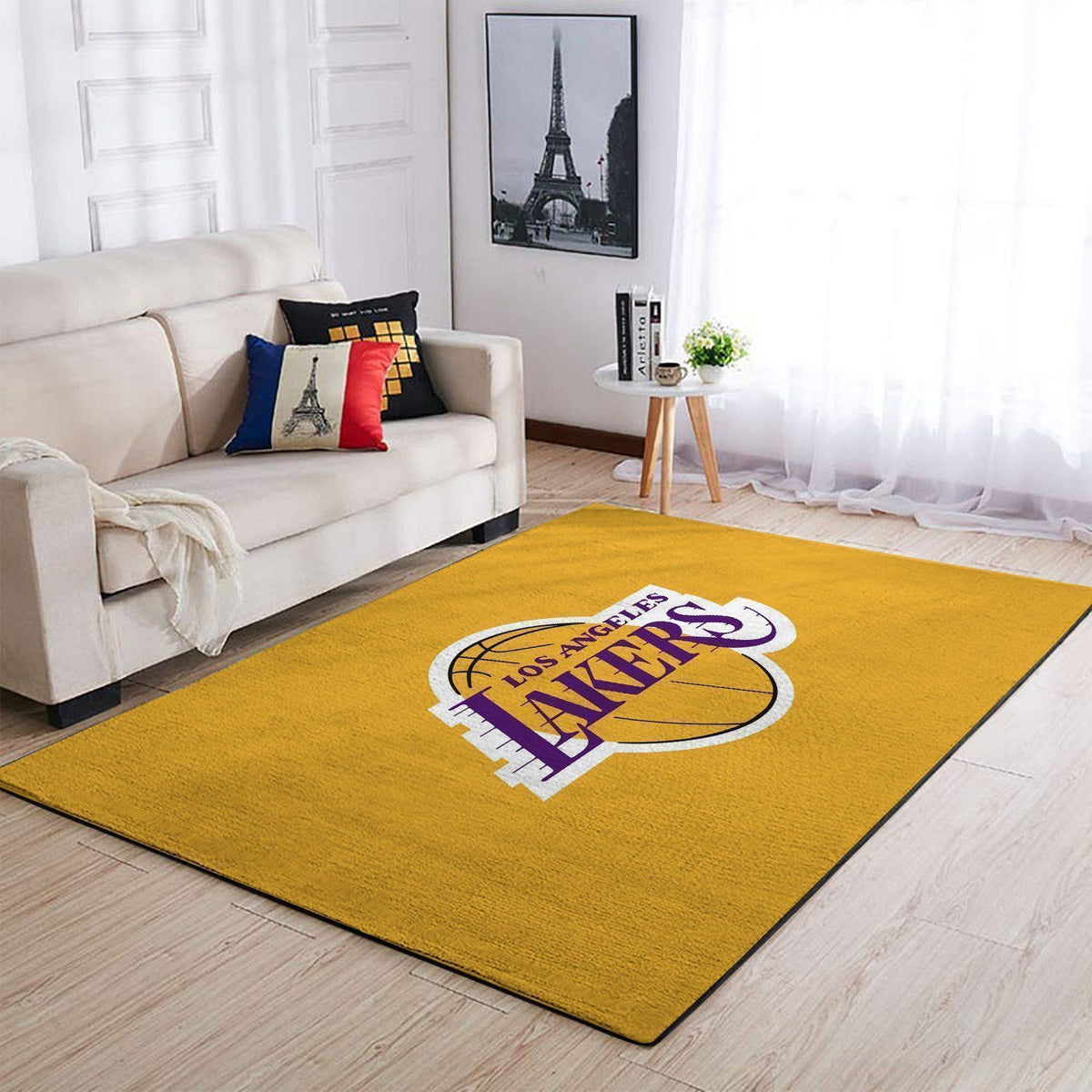 Los Angeles Lakers Bereich NBA-Basketballteam Logo025 Teppich, Teppiche - Outdoor Teppich, Teppich Wohnzimmer, Küchenteppich, Kinderzimmer, Modern