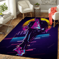 Michael Jackson King Ofpopwork Music Synthwave 80S für Fans Teppich, Teppiche - Outdoor Teppich, Teppich Wohnzimmer, Küchenteppich, Kinderzimmer, Modern